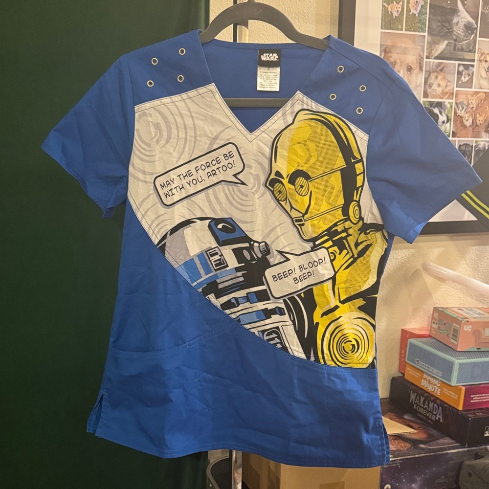 Star Wars scrub top